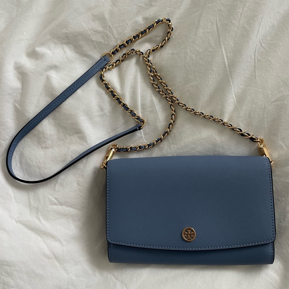 Blue Tory Burch Crossbody Bag